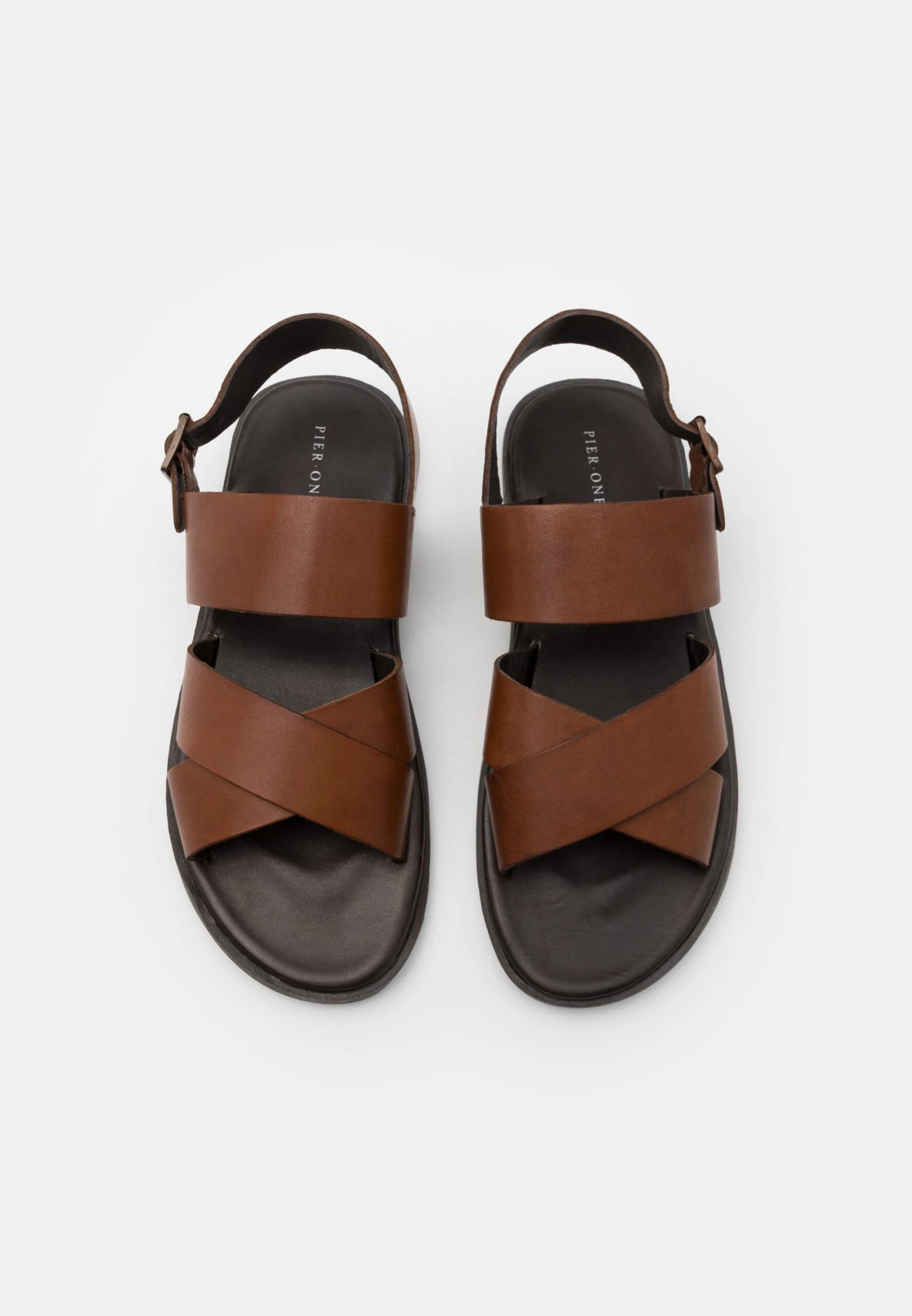 Pier One Unisex - Sandalen - Cognac 8 Pier One Unisex - Sandalen - Cognac - Afbeelding 6