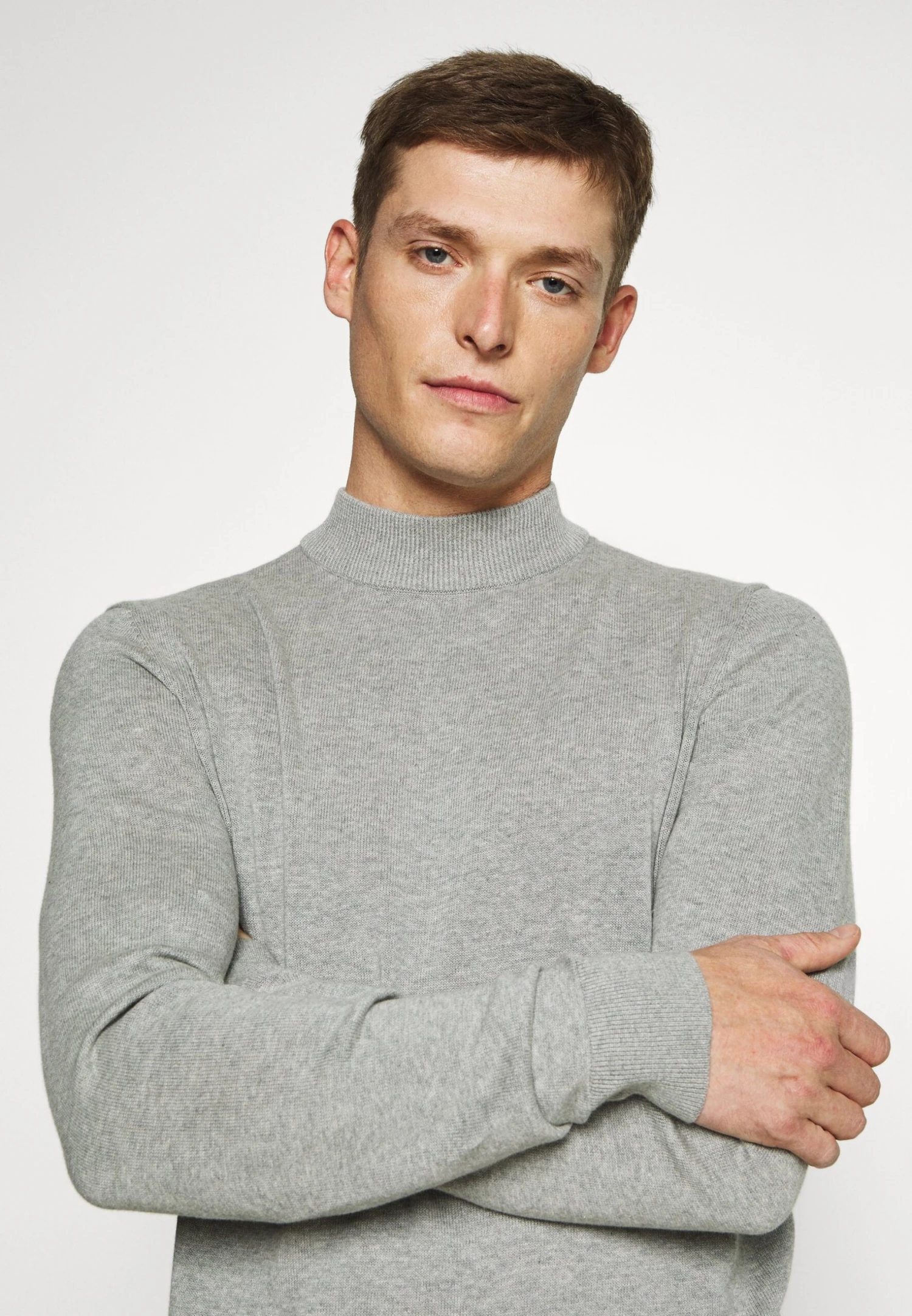 Pier One Trui - Mottled Light Grey 6 Pier One Trui - Mottled Light Grey - Afbeelding 4