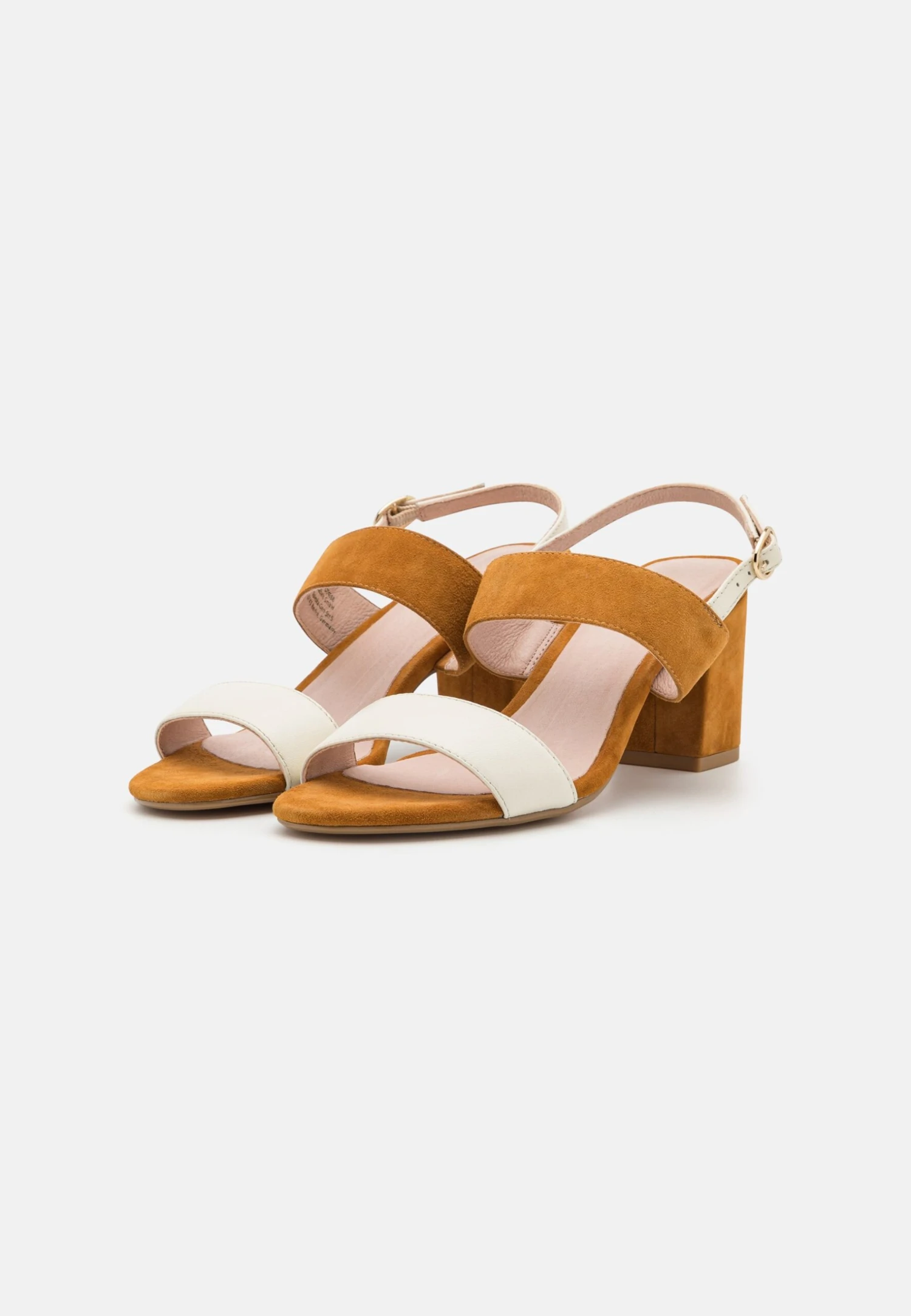 Pier One Leather- Sandalen - White/Cognac 5 Pier One Leather- Sandalen - White/Cognac - Afbeelding 3