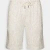 Pier One Linen Blend Drawcord Shorts- Shorts - Off-White 2 Pier One Linen Blend Drawcord Shorts- Shorts - Off-White -Pier One 228637db60b840a58a2b5acb0845341b