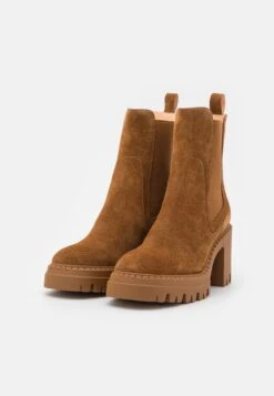 Pier One Leather - Enkellaarsjes Met Hoge Hak - Cognac 10 Pier One Leather - Enkellaarsjes Met Hoge Hak - Cognac -Pier One 2be65df1ec21468c939e38989695e7b8