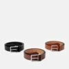 Pier One 3 Pack - Riem - Black - 802_Brown - 702_Cognac - 708 2 Pier One 3 Pack - Riem - Black - 802_Brown - 702_Cognac - 708 -Pier One 3b19fa6682804d08a950889ace4cac7c