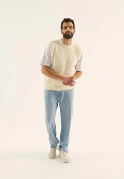 Pier One Trui - Off-White -Pier One 3ccf4a99afdc4eac8366dc1ea7a5d98d