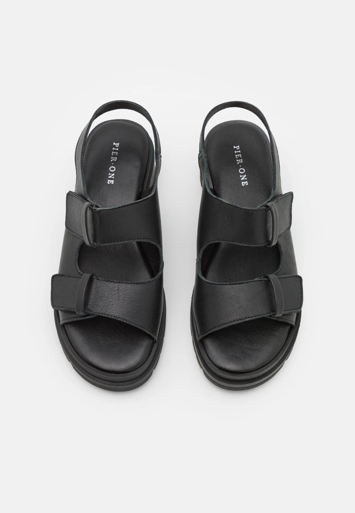 Pier One Leather- Sandalen - Black 8 Pier One Leather- Sandalen - Black - Afbeelding 6