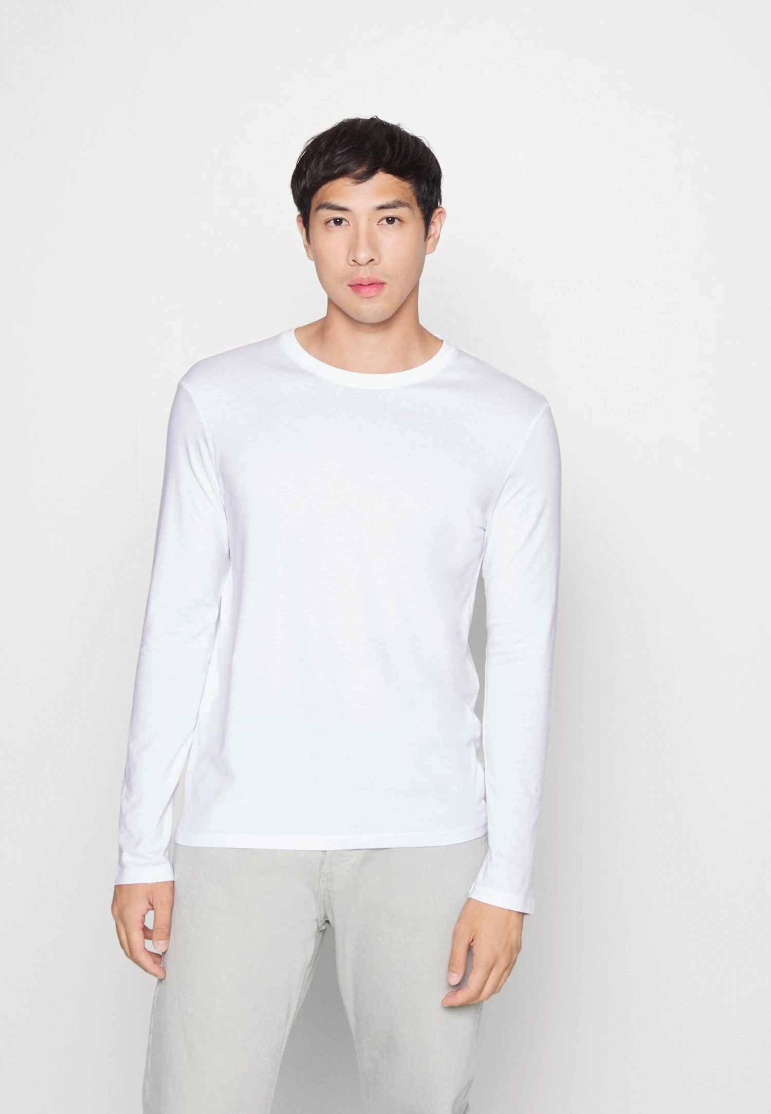 Pier One 5 Pack - Longsleeve - Light Grey/White/Black 6 Pier One 5 Pack - Longsleeve - Light Grey/White/Black - Afbeelding 4