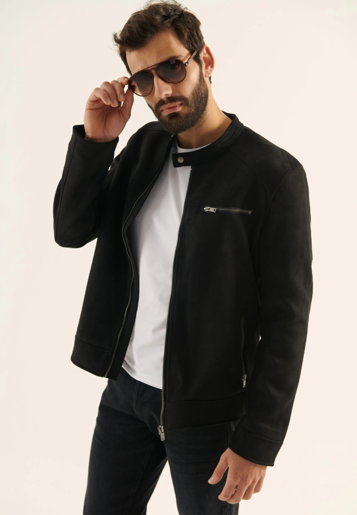 Pier One Imitatieleren Jas - Black 3 Pier One Imitatieleren Jas - Black