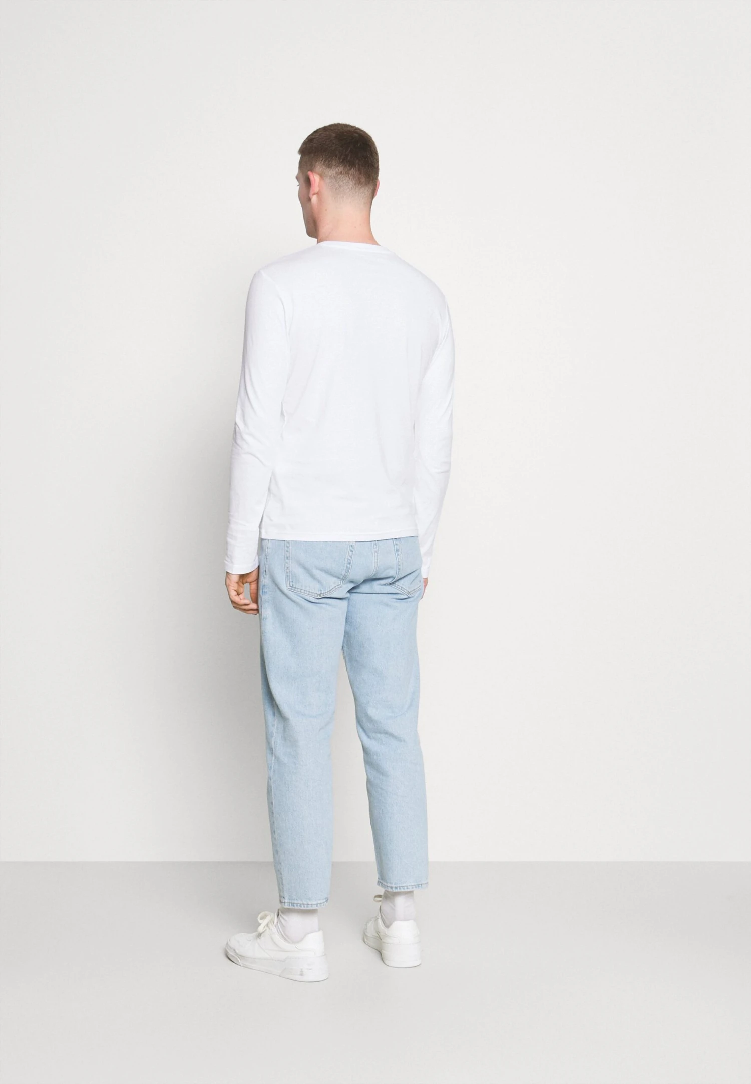 Pier One 5 Pack - Longsleeve - White/Dark Blu/Grey 5 Pier One 5 Pack - Longsleeve - White/Dark Blu/Grey - Afbeelding 3