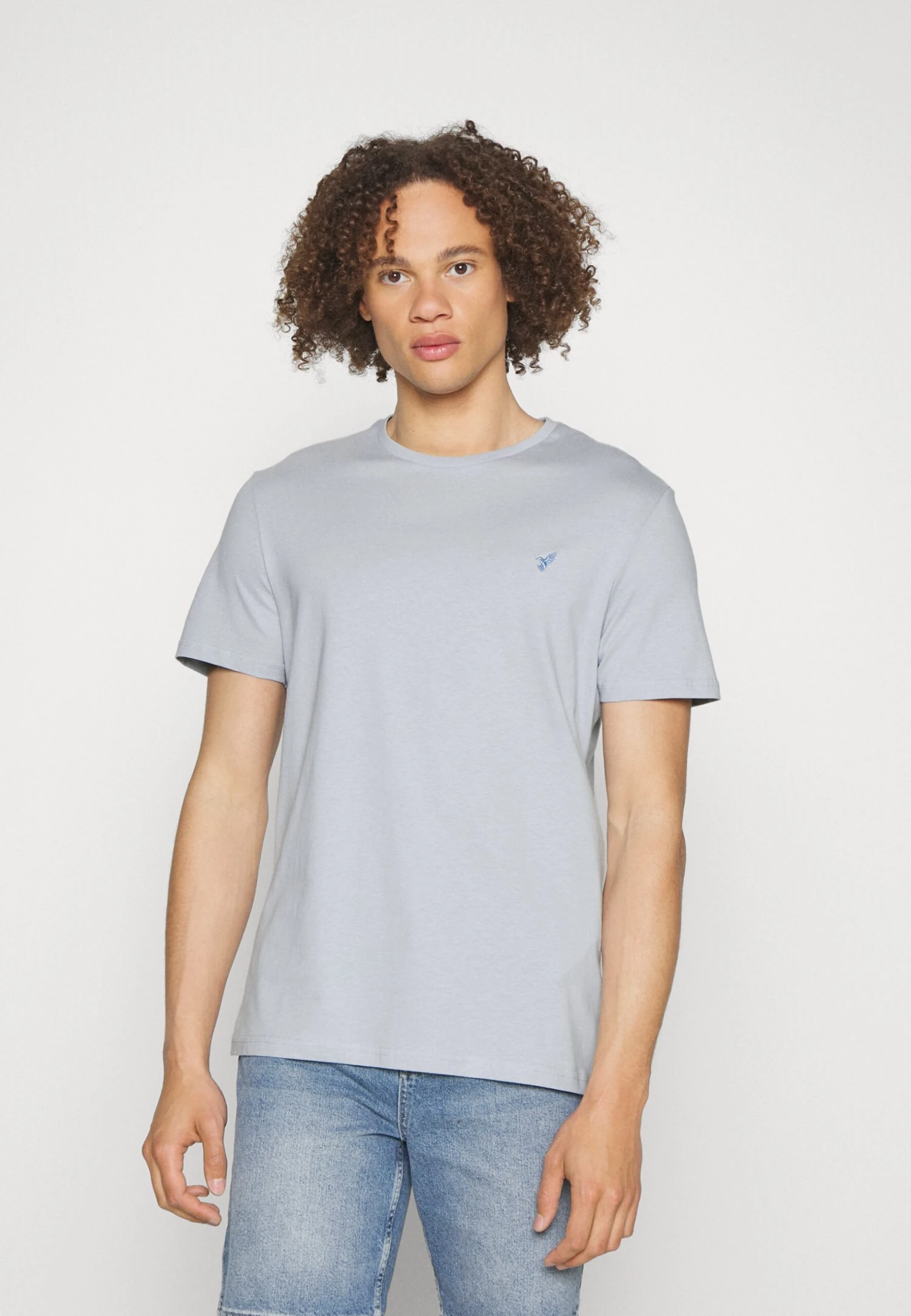 Pier One Unisex 5 Pack - T-Shirt Basic - Light Blue/Purple/White 6 Pier One Unisex 5 Pack - T-Shirt Basic - Light Blue/Purple/White - Afbeelding 4