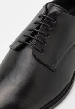 Pier One Leather - Veterschoenen - Black -Pier One 5df7fbd642c843e5ba8fa66bed214127