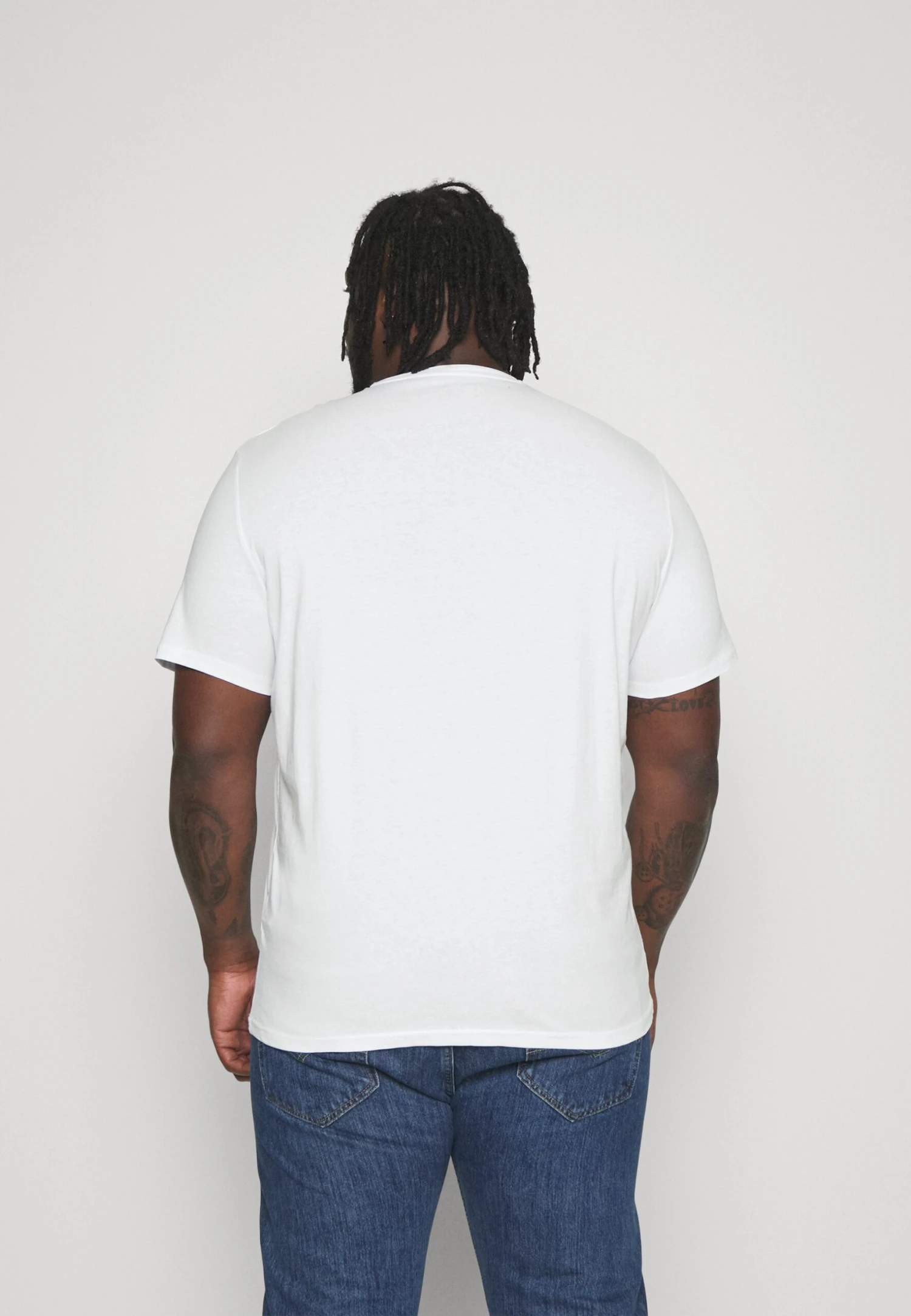 Pier One 2 Pack - T-Shirt Basic - Dark Blue/White 6 Pier One 2 Pack - T-Shirt Basic - Dark Blue/White - Afbeelding 4