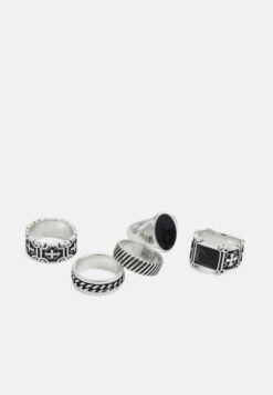 Pier One 5 Pack - Ring - Silver-Coloured 7 Pier One 5 Pack - Ring - Silver-Coloured -Pier One 66e325546bde460db567a8e5e257aca9
