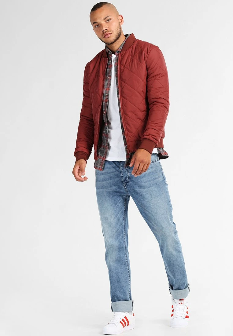 Pier One Overhemd - Grey/Coral 4 Pier One Overhemd - Grey/Coral - Afbeelding 2