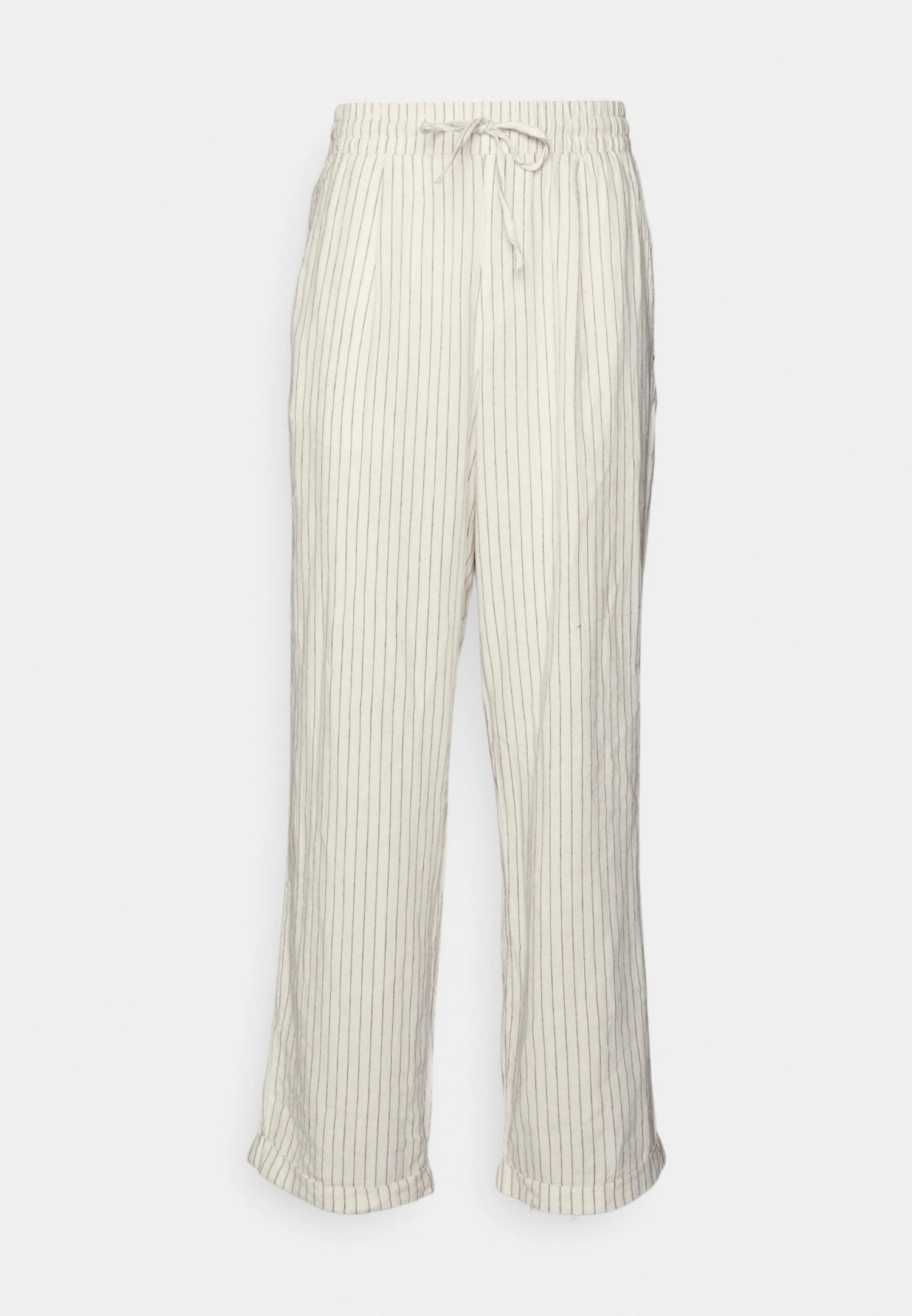 Pier One Drawcord Trousers Linen Blend - Broek - Off-White 6 Pier One Drawcord Trousers Linen Blend - Broek - Off-White - Afbeelding 4