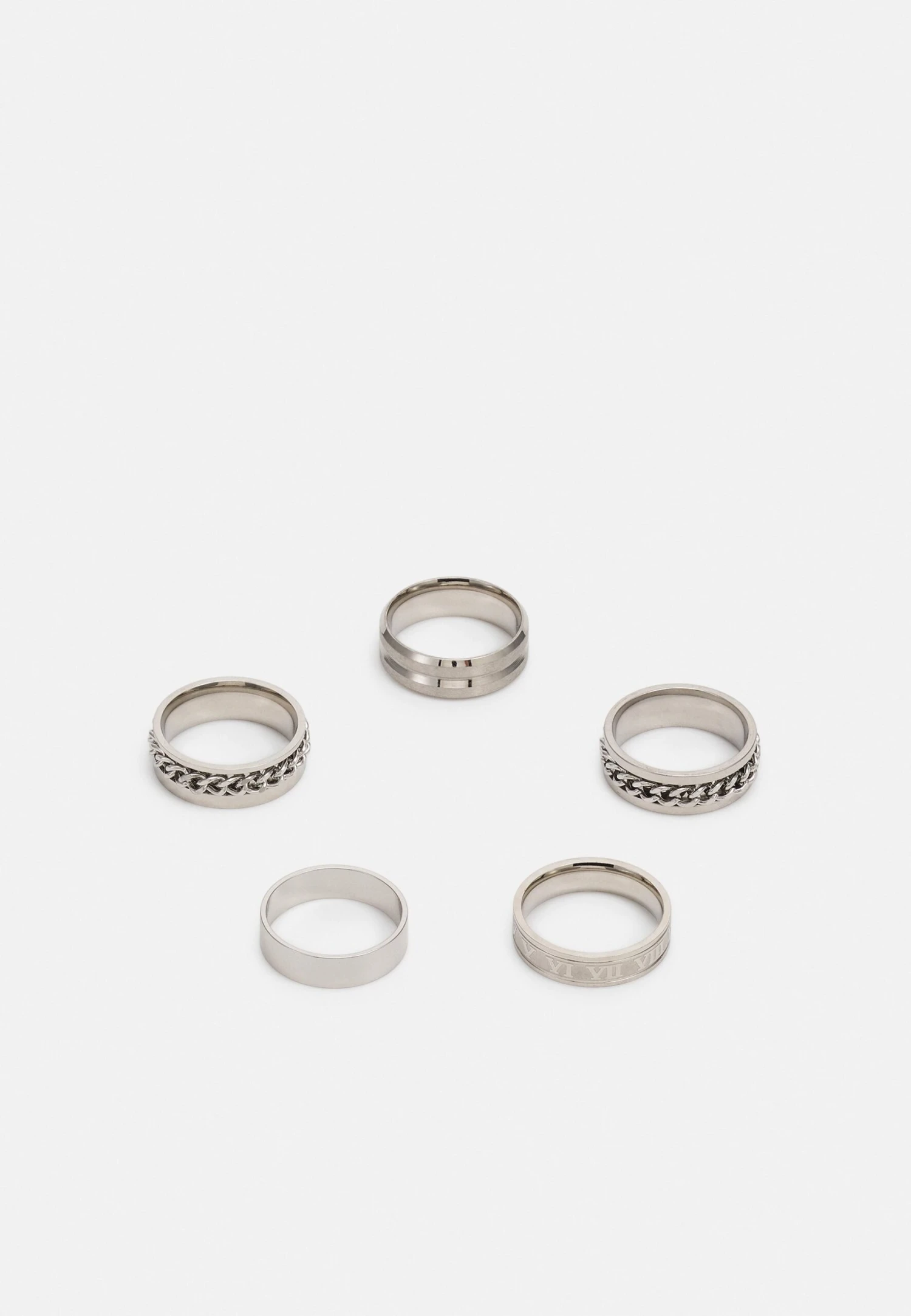 Pier One 5 Pack - Ring - Silver-Coloured 4 Pier One 5 Pack - Ring - Silver-Coloured - Afbeelding 2