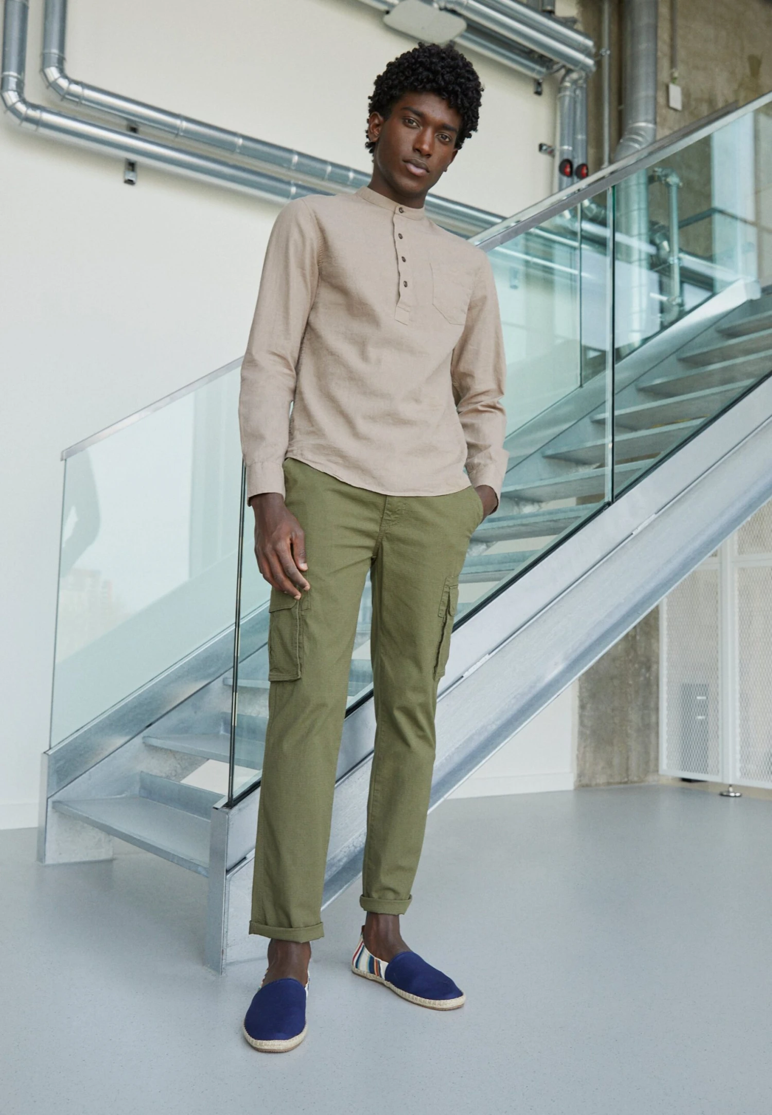 Pier One Cargobroek -Olive 3 Pier One Cargobroek -Olive