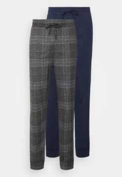 Pier One 2 Pack - Pyjamabroek - Dark Blue/Blue