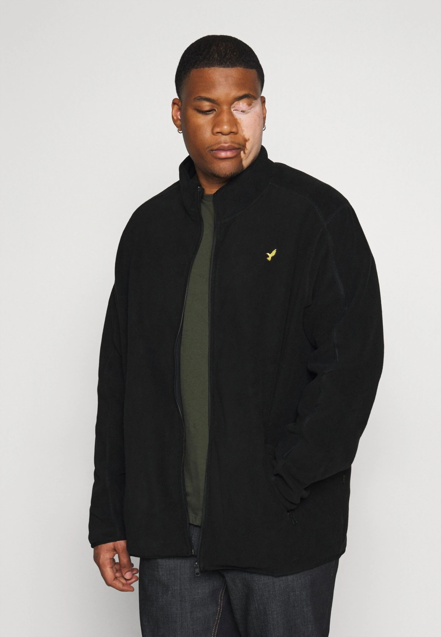 Pier One Fleecejas - Black 3 Pier One Fleecejas - Black