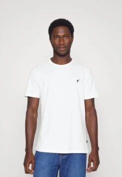 Pier One 5 Pack - T-Shirt Basic - White/Blue/Stone -Pier One bb97808f877c4c7889d32b7cfca4ec18