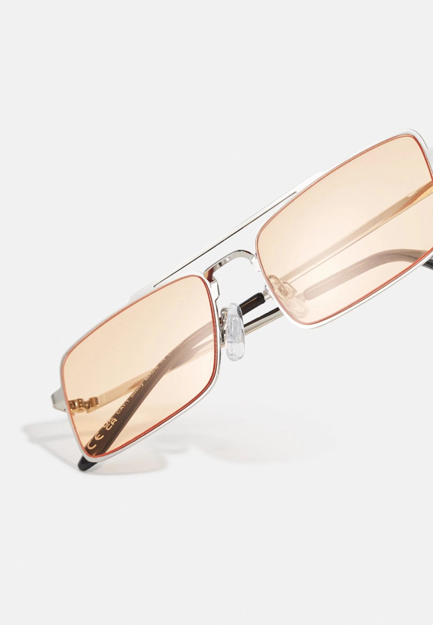 Pier One Unisex - Zonnebril - Silver-Coloured, Orange 6 Pier One Unisex - Zonnebril - Silver-Coloured, Orange - Afbeelding 4