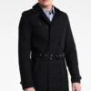 Pier One Trenchcoat - Black 2 Pier One Trenchcoat - Black -Pier One ca6015a78a594c8da503176ac1dbb718
