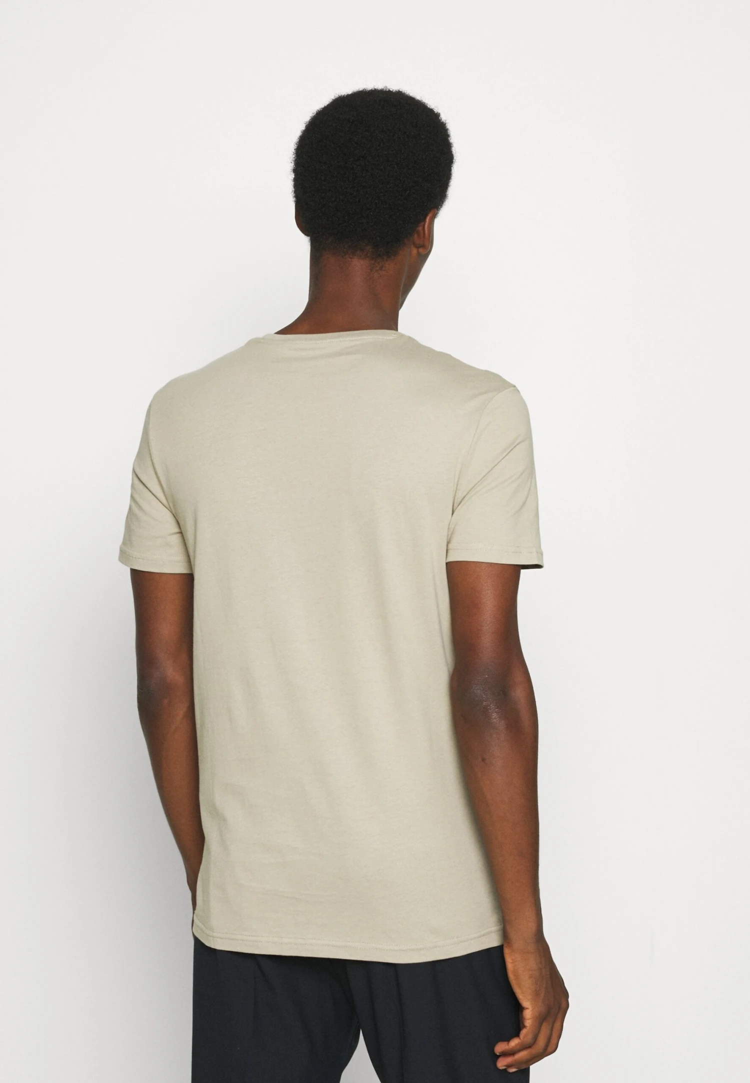 Pier One 5 Pack - T-Shirt Basic - White/Dark Grey/Black 5 Pier One 5 Pack - T-Shirt Basic - White/Dark Grey/Black - Afbeelding 3