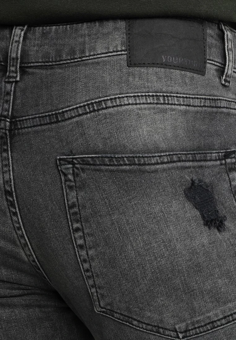 Pier One Jeans Skinny Fit - Black Denim 8 Pier One Jeans Skinny Fit - Black Denim - Afbeelding 6