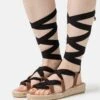 Pier One Leather - Sandalen Met Plateauzool - Black 2 Pier One Leather - Sandalen Met Plateauzool - Black -Pier One d6568c00d78c4b13bf3ce4470f4bc9a7