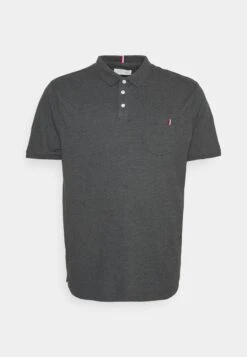 Pier One Tricolore Trim- Poloshirt - Dark Grey -Pier One d71f135acdb14bbd877c7d99fda87b64