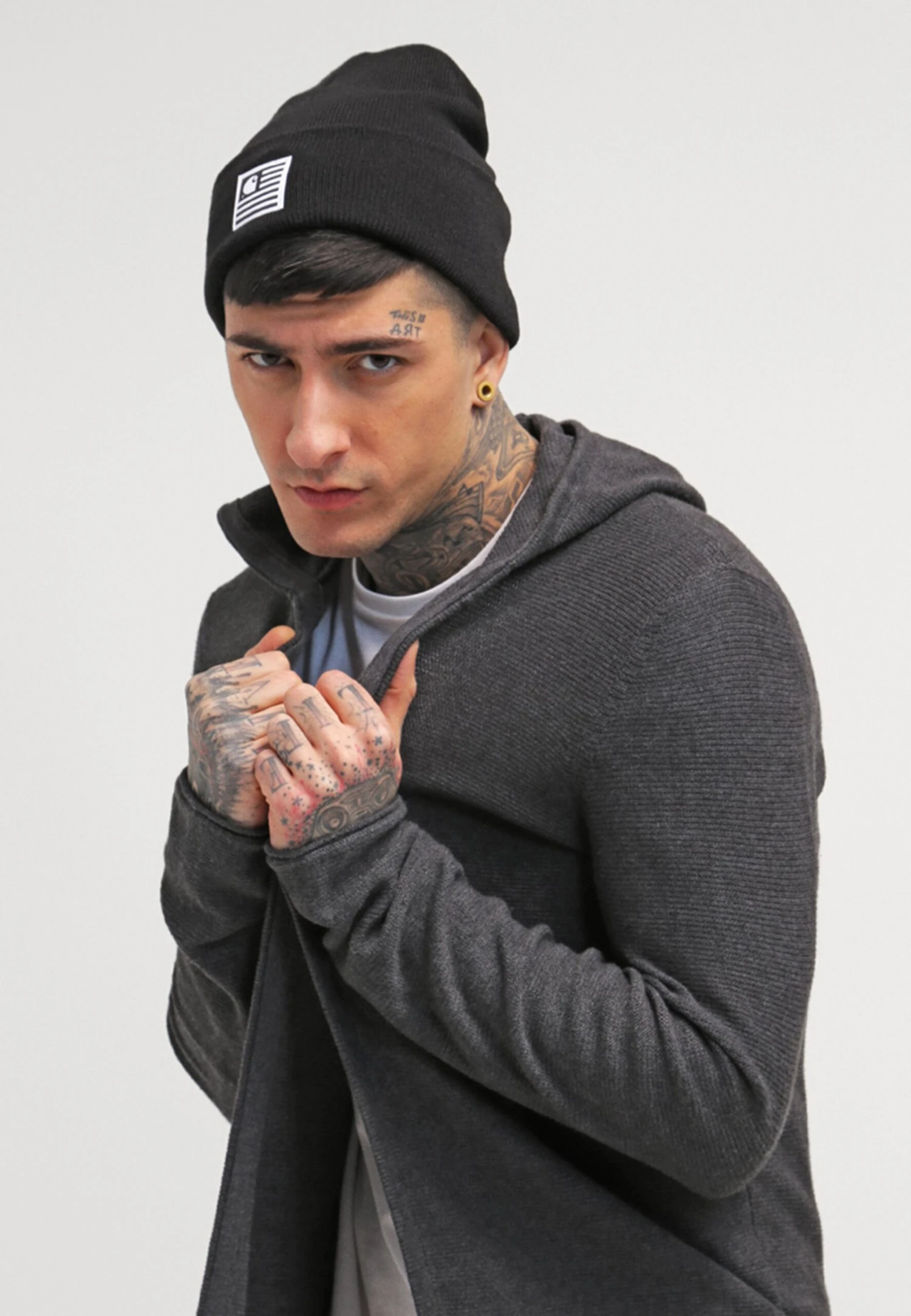 Pier One Vest - Mottled Dark Grey 6 Pier One Vest - Mottled Dark Grey - Afbeelding 4