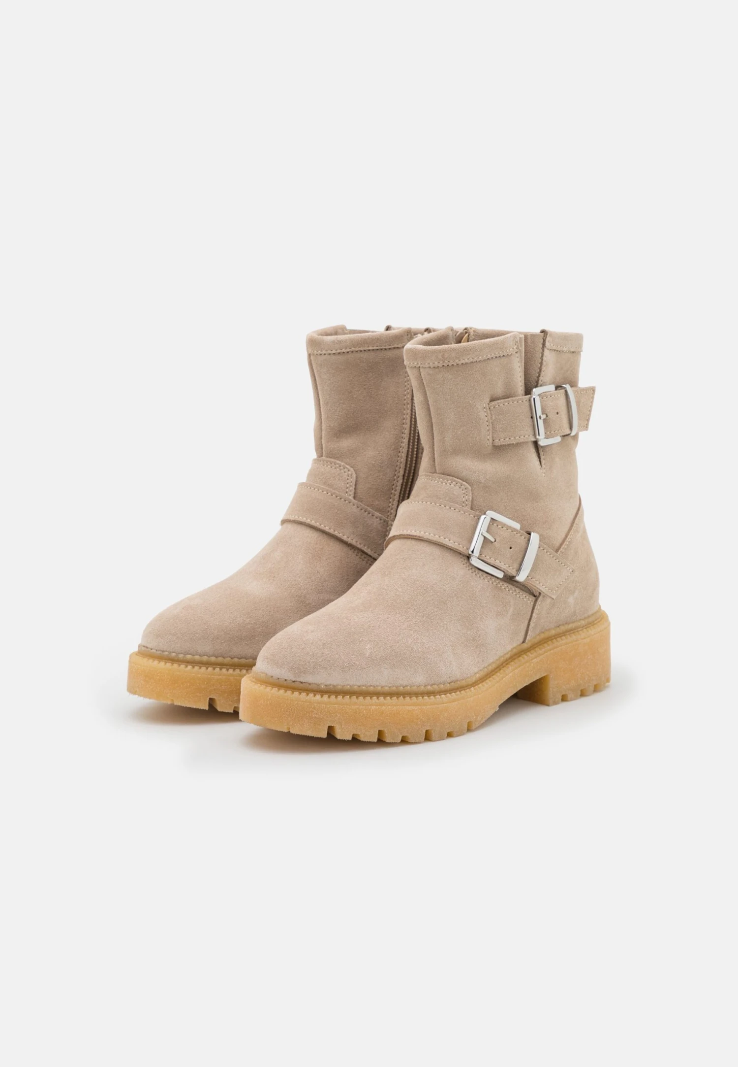 Pier One Leather - Cowboy-/Bikerlaarsjes - Beige 4 Pier One Leather - Cowboy-/Bikerlaarsjes - Beige - Afbeelding 3