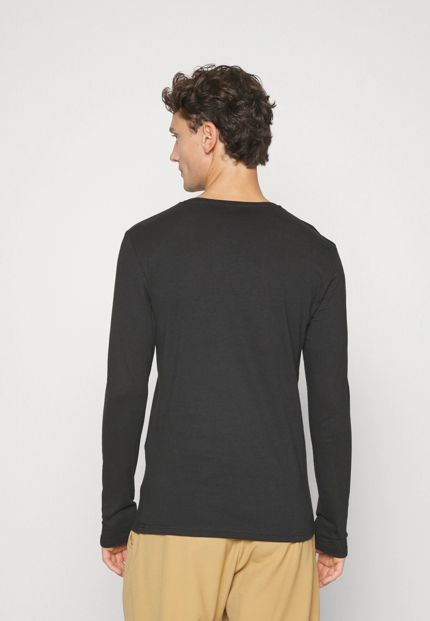 Pier One 2 Pack - Longsleeve - Black/Mottled Dark Grey 4 Pier One 2 Pack - Longsleeve - Black/Mottled Dark Grey - Afbeelding 2