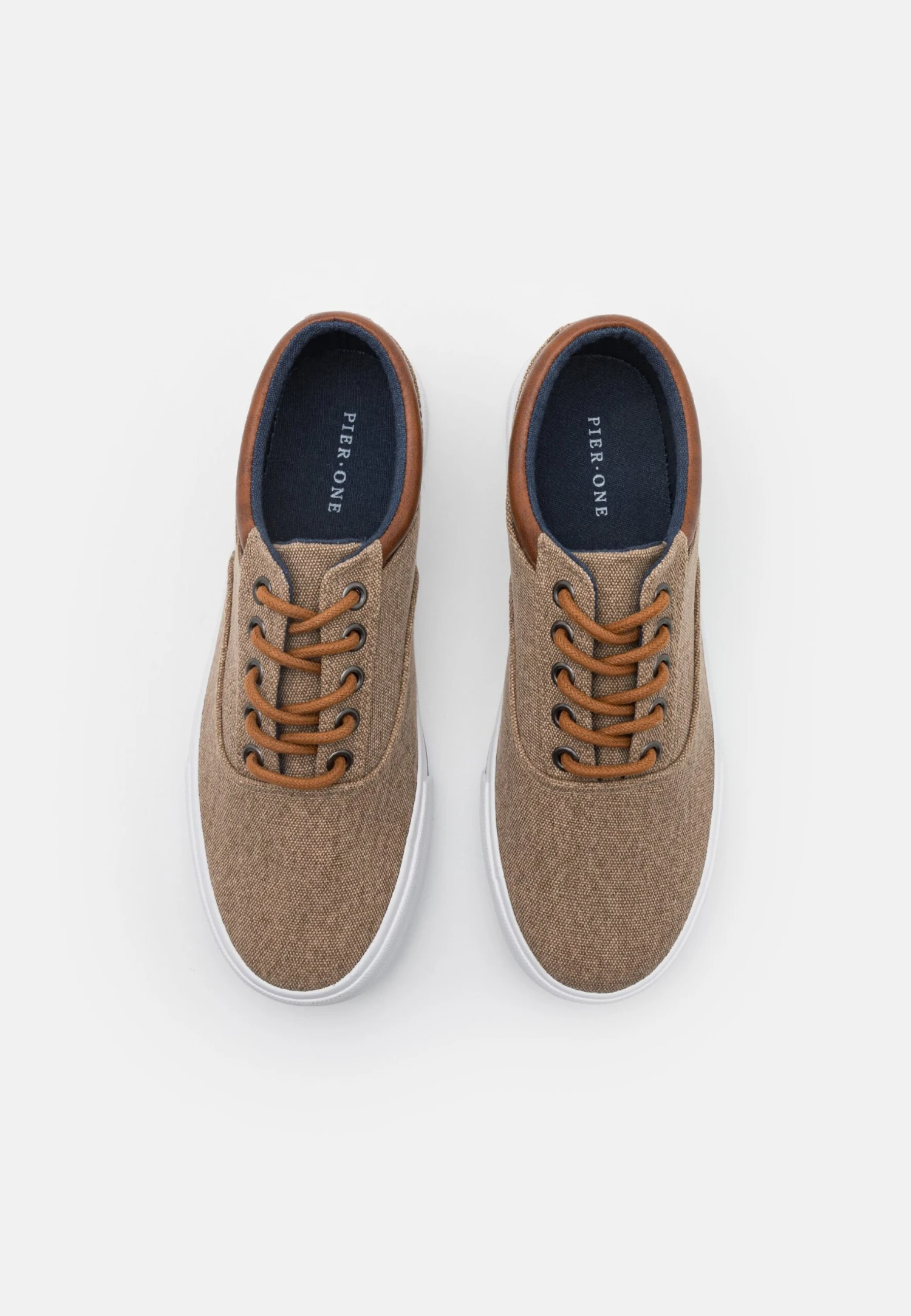 Pier One Sneakers Laag - Taupe 6 Pier One Sneakers Laag - Taupe - Afbeelding 4